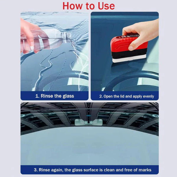 Car Glass Oil Film Remover Automotive Glass Sponge