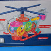 Electric Universal Transparent Mechanical Gear Helicopter Toy (Music & Colourful Lights)