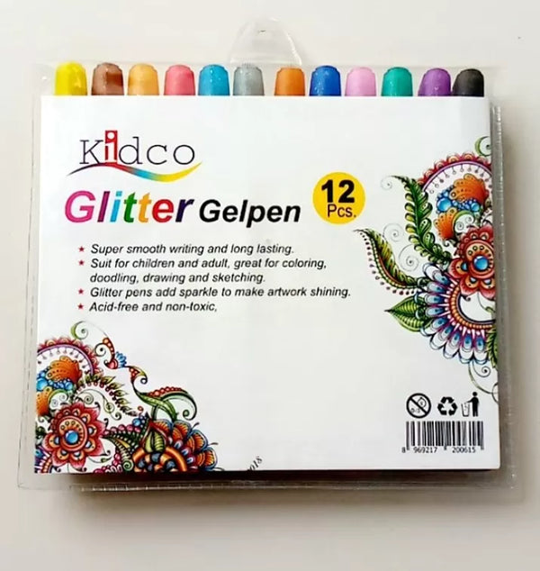 Kidco Glitter Pen 12Pcs