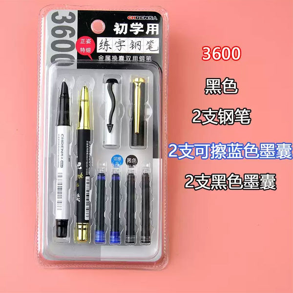 Cute Metal Body Fountain Pen Set With Refill